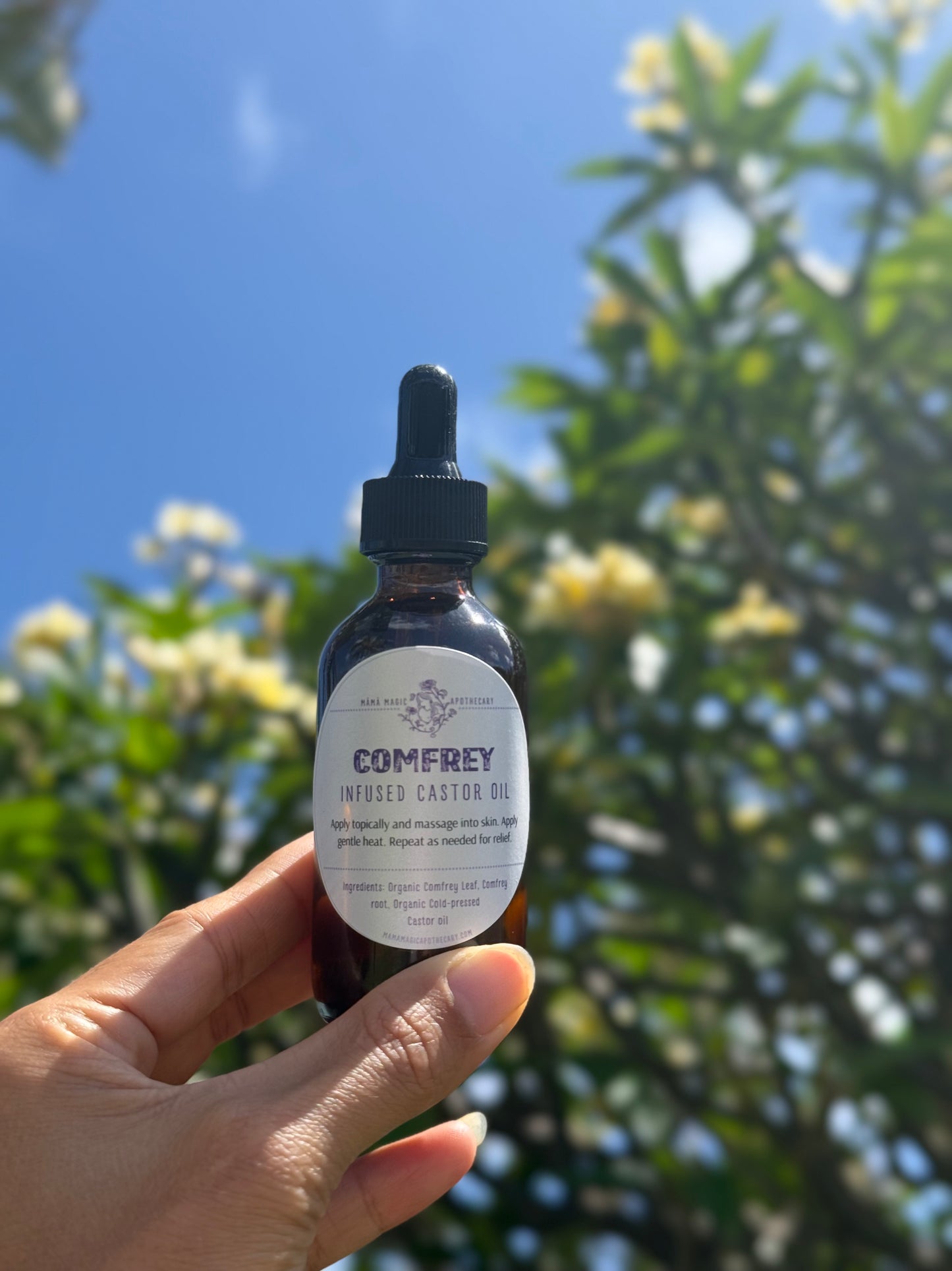 Comfrey Infused Castor Oil