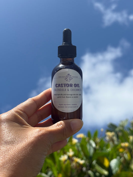 Calendula & Chickweed Infused Castor Oil