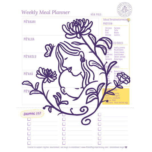 Weekly Meal Planner (PDF)
